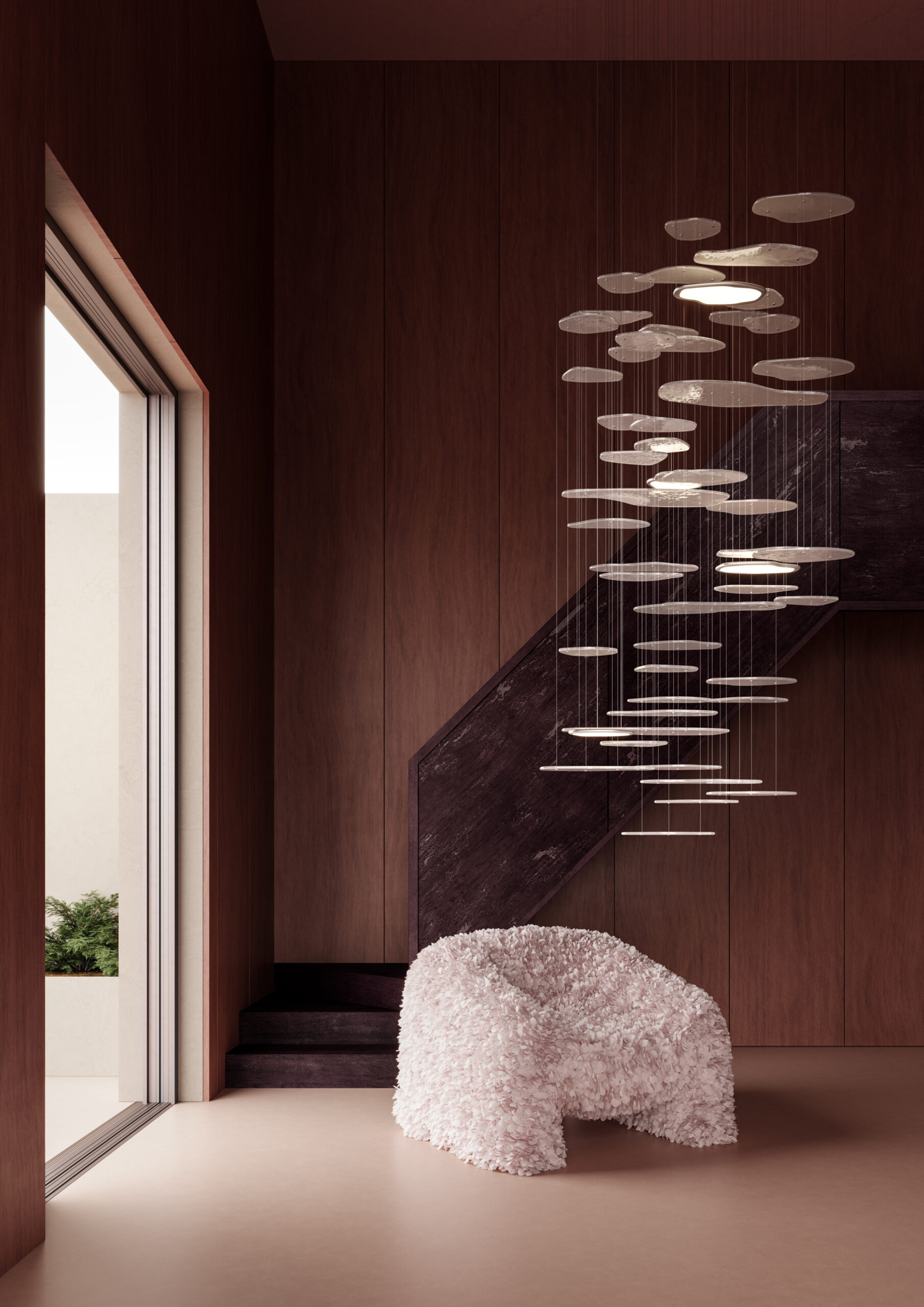 Bruma Chandelier Cascade 185 - Salon